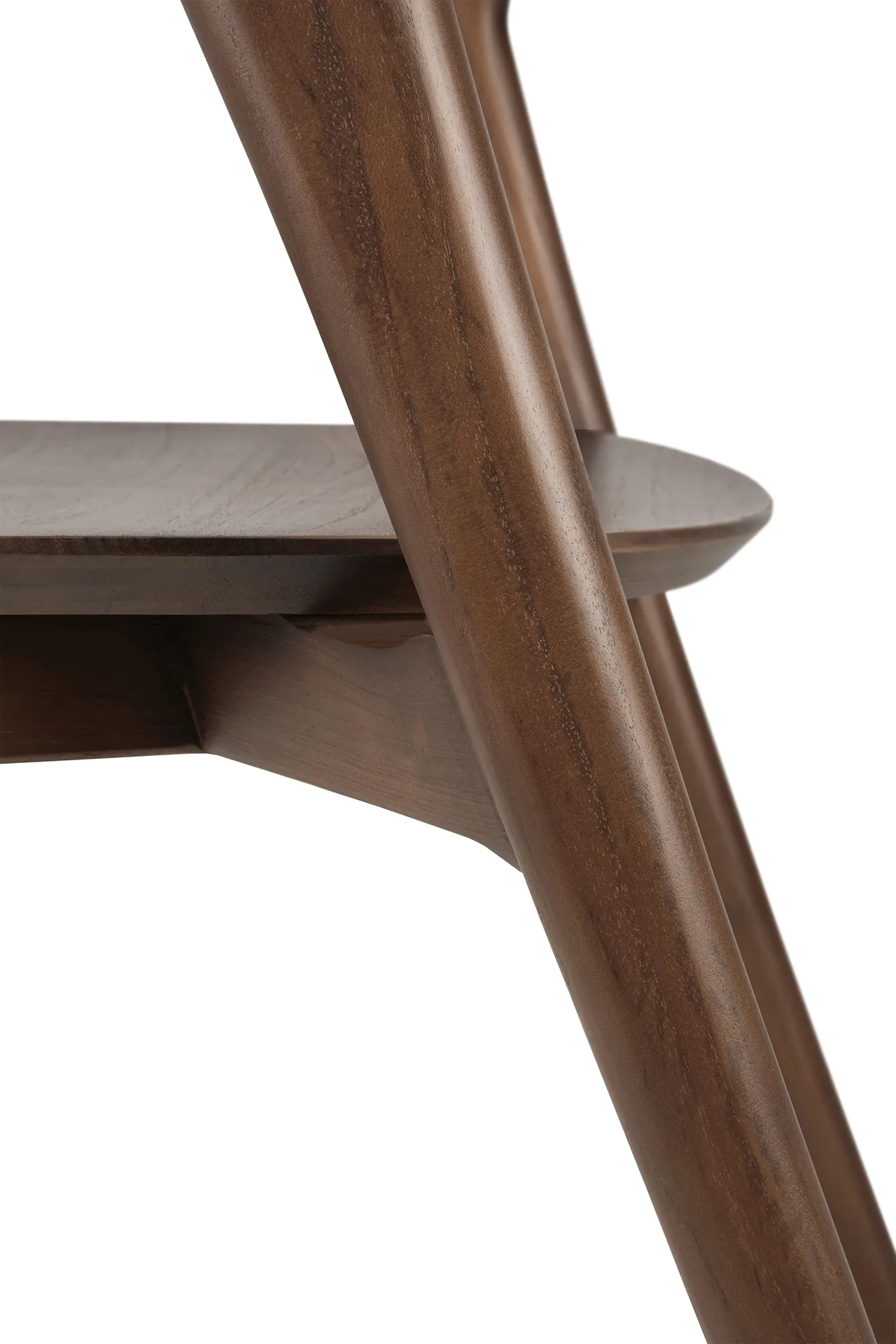 Bok Chair, Lacquered teak brown Ethnicraft