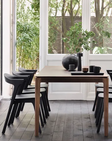 Bok dining table 200x95 cm - Lacquered teak brown - Ethnicraft