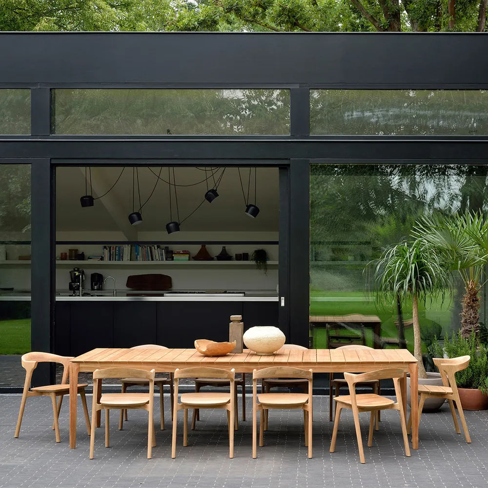 Bok outdoor dining table teak, 162x80 Ethnicraft