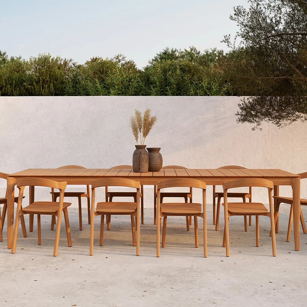 Bok outdoor dining table teak, 162x80 Ethnicraft