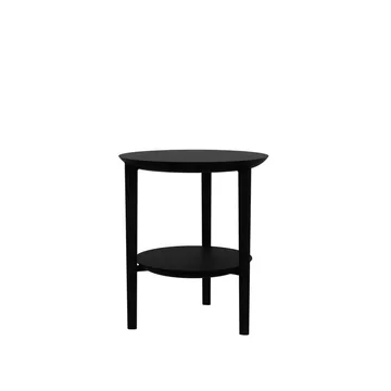 Bok side table Ø43 cm - Black oak Ø43 - Ethnicraft