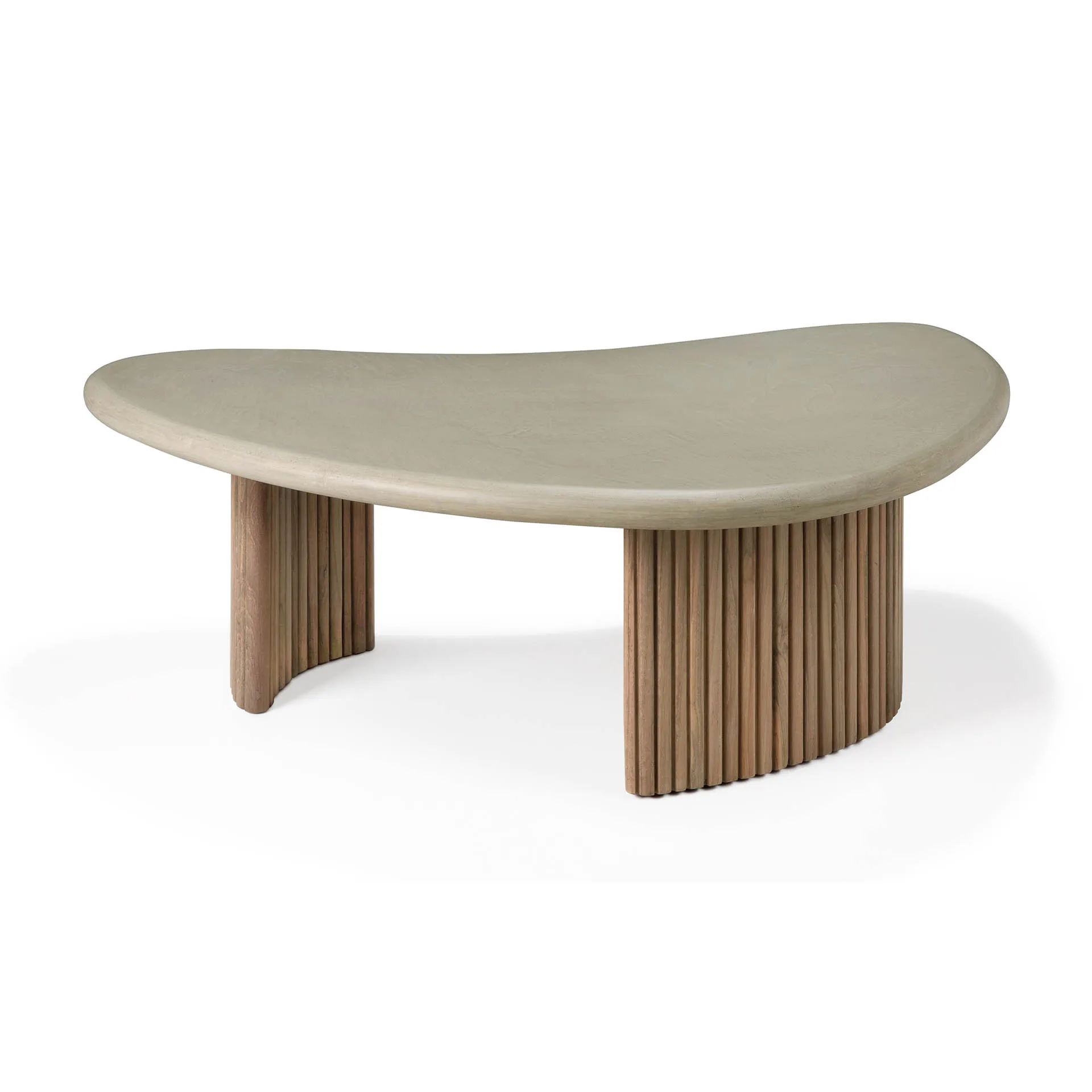 Boomerang coffee table, Teak, 90x61 cm Ethnicraft