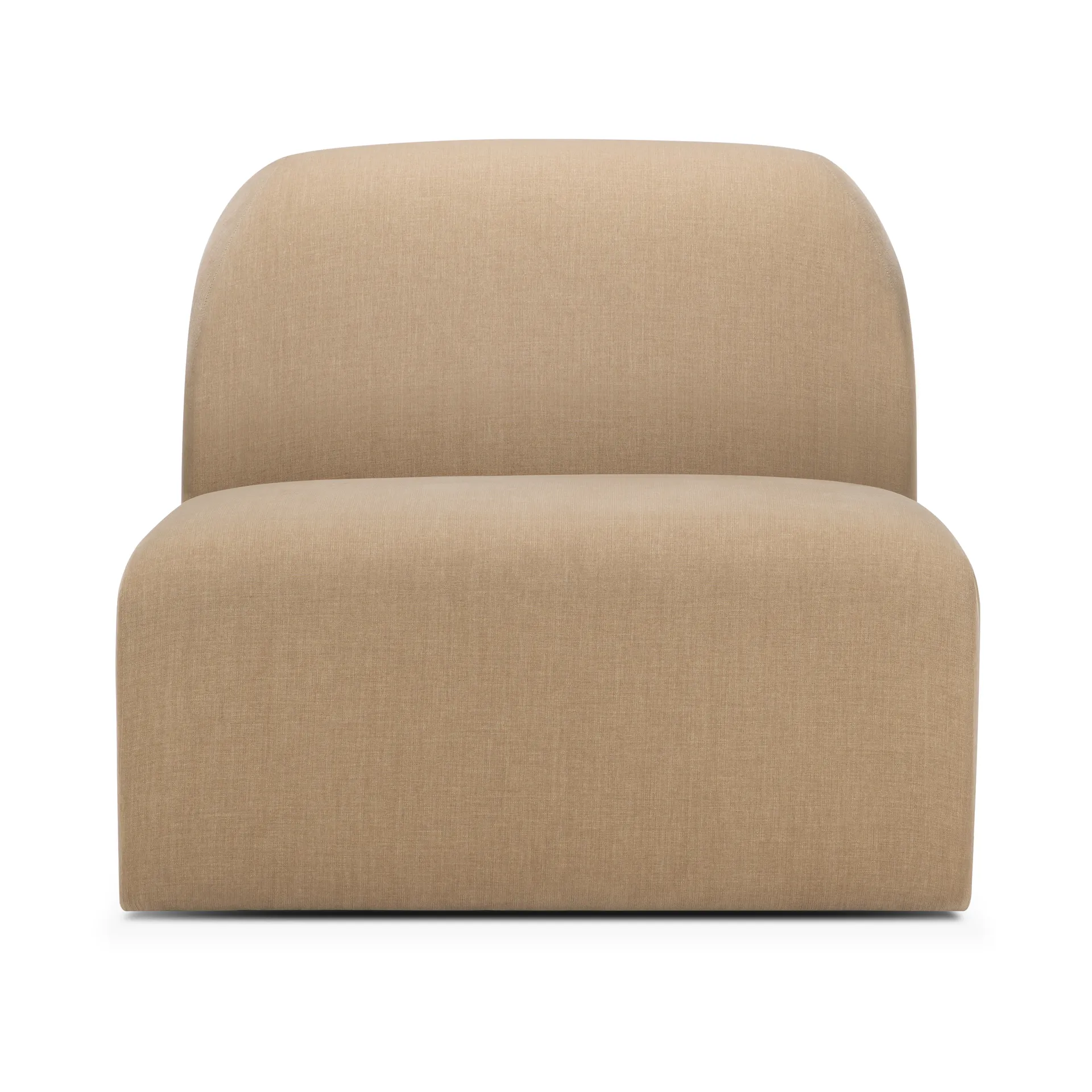 Bulky modular sofa 1-seat middle module, Light sepia Ethnicraft
