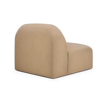 Bulky modular sofa 1-seat middle module - Light sepia - Ethnicraft