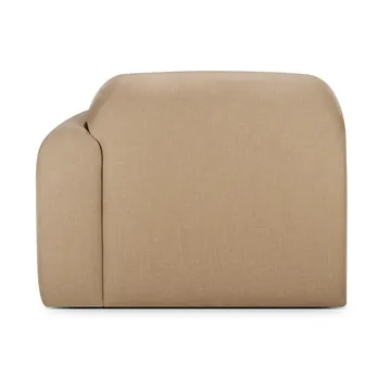 Bulky modular sofa end unit left armrest - Light sepia - Ethnicraft
