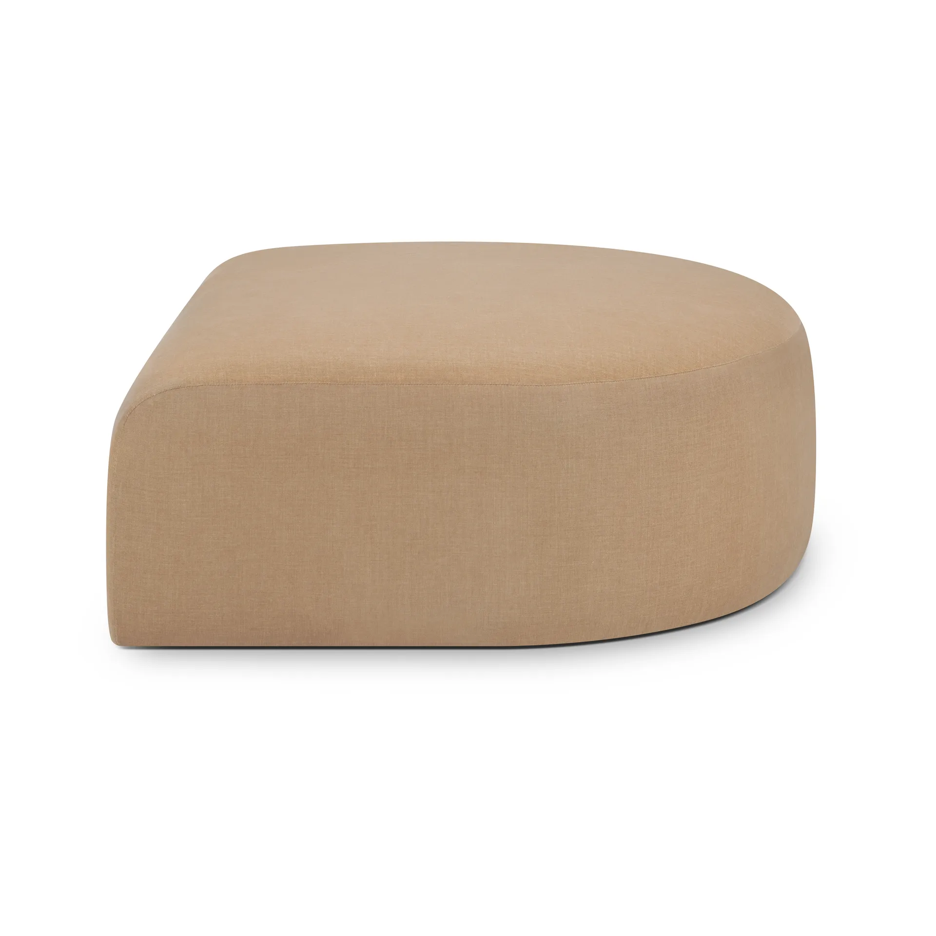 Bulky semi-circle ottoman, Light sepia Ethnicraft