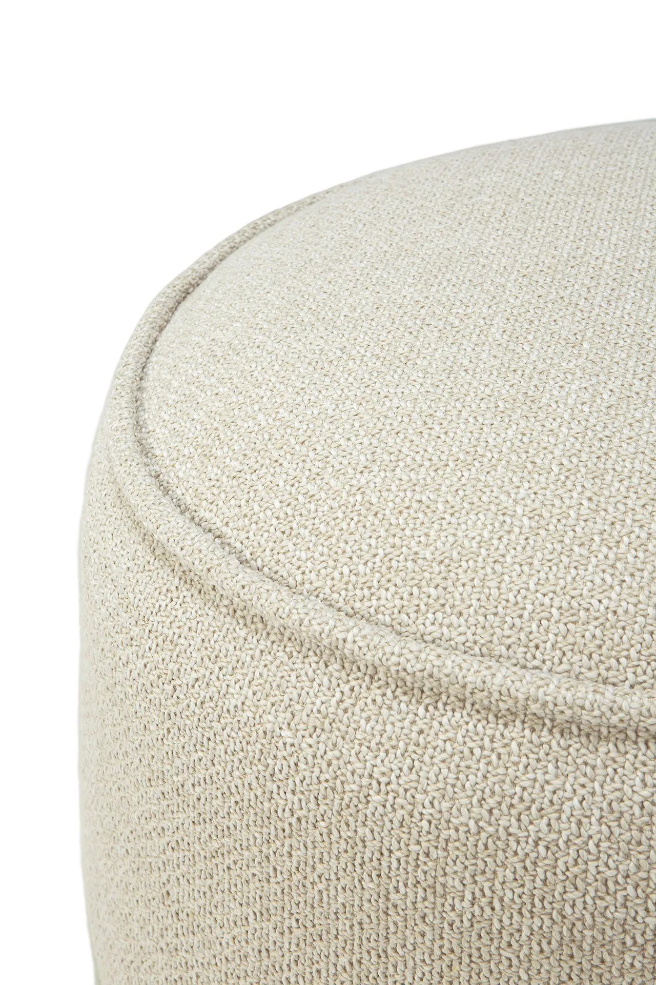 Donut outdoor pouf seat pouf, Natural check Ethnicraft