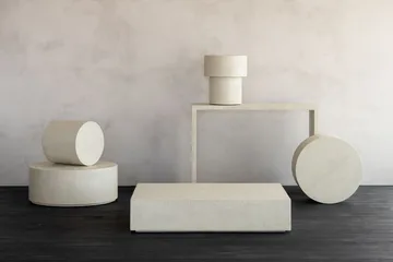 Elements coffee table - Off white, 120x90 cm - Ethnicraft