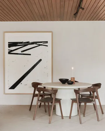 Elements dining table - Off White, Ø125 cm - Ethnicraft