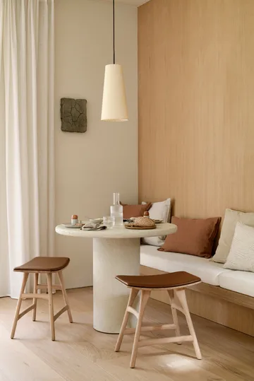 Elements dining table - Off White, Ø90 cm - Ethnicraft