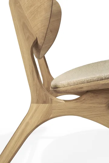 Eye lounge armchair - Oak, off-white - Ethnicraft