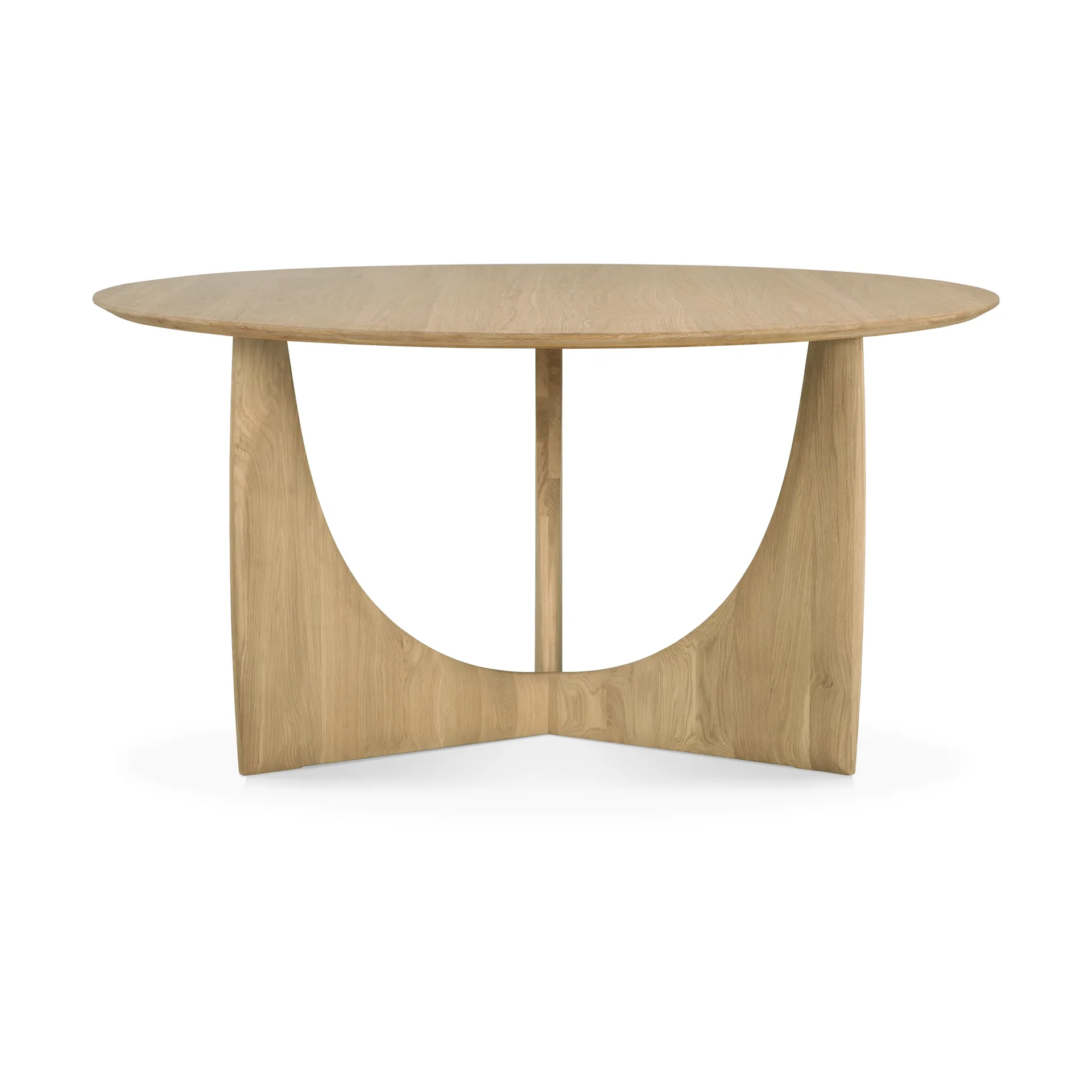 Geometric dining table, Oak, Ø150 cm Ethnicraft