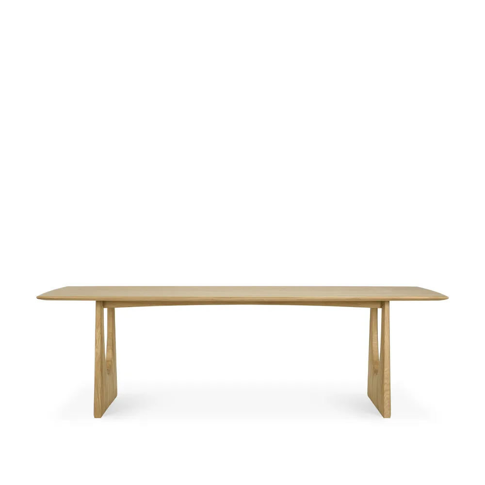 Geometric dining table, Oak 250 cm Ethnicraft