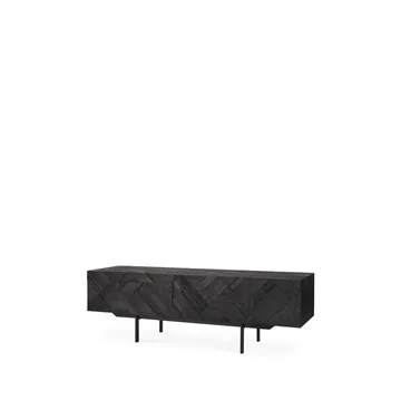 Graphic media cabinet - Black 162 cm - Ethnicraft