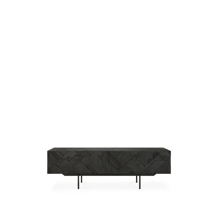 Graphic media cabinet - Black 162 cm - Ethnicraft
