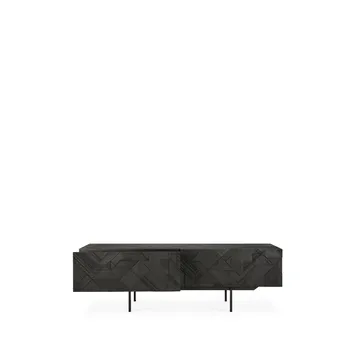 Graphic media cabinet - Black 162 cm - Ethnicraft