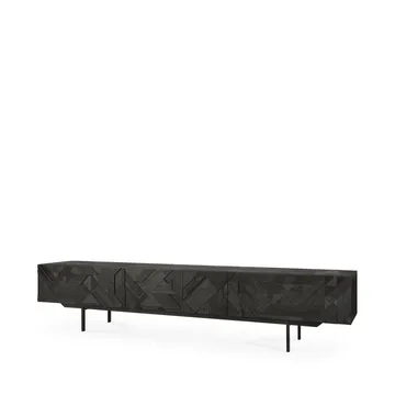 Graphic media cabinet - Black 242 cm - Ethnicraft
