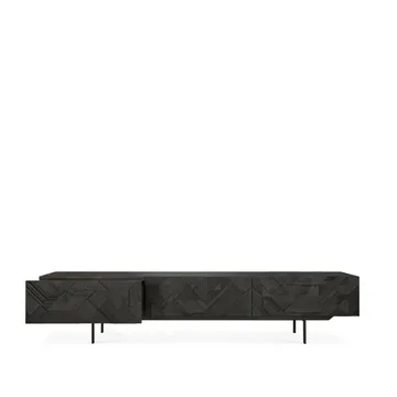 Graphic media cabinet - Black 242 cm - Ethnicraft