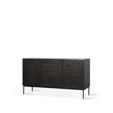 Grooves sideboard - Black 3 doors - Ethnicraft