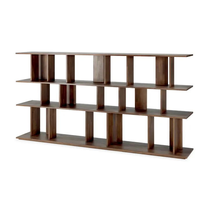 Irregular shelf - Dark stained teak large - Ethnicraft