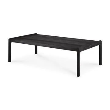 Jack outdoor coffee table black stained teak - 120x65 cm - Ethnicraft