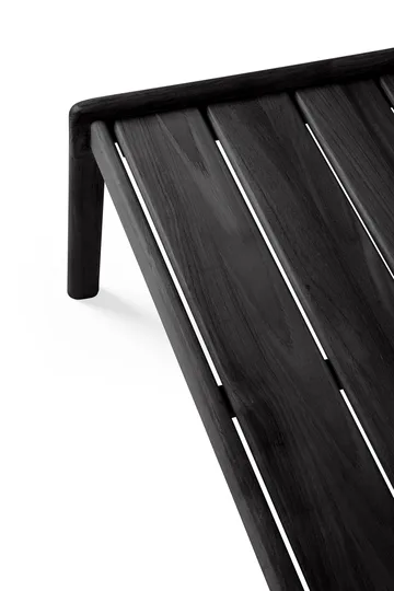Jack outdoor coffee table black stained teak - 120x65 cm - Ethnicraft