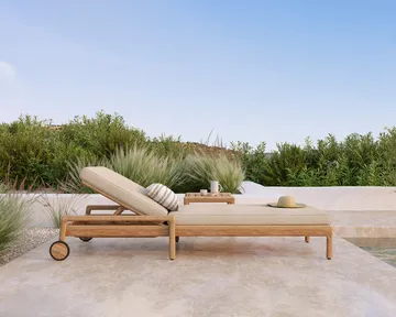Jack outdoor cushion for sunbed - Natural - Ethnicraft