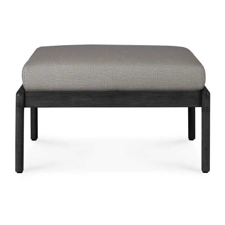 Jack outdoor footstool black stained teak - Mocha - Ethnicraft