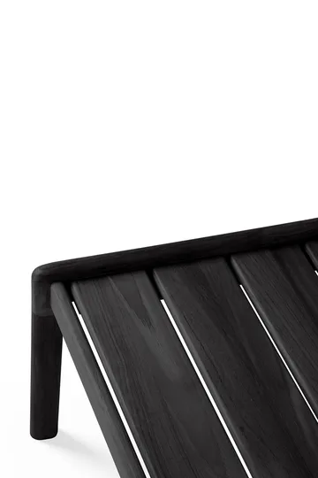Jack outdoor side table black stained teak - 54x54 cm - Ethnicraft