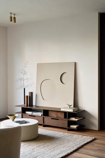 Kabuki media unit - Dark stained teak - Ethnicraft