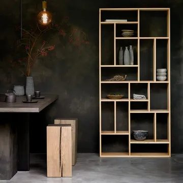 M Rack bookshelf large - Teak - Ethnicraft