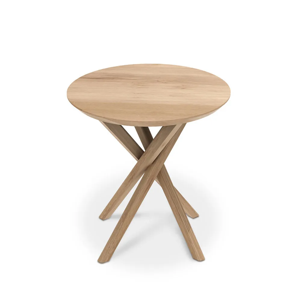 Mikado side table 50x50 cm, Oak wax oil Ethnicraft