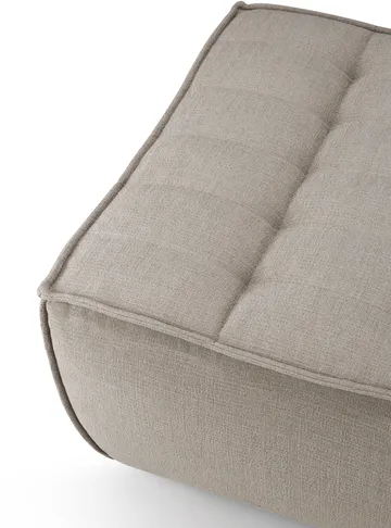 N701 footstool 70x70 cm - Fabric Ecru beige - Ethnicraft