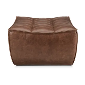 N701 footstool 70x70 cm - Leather Chestnut - Ethnicraft