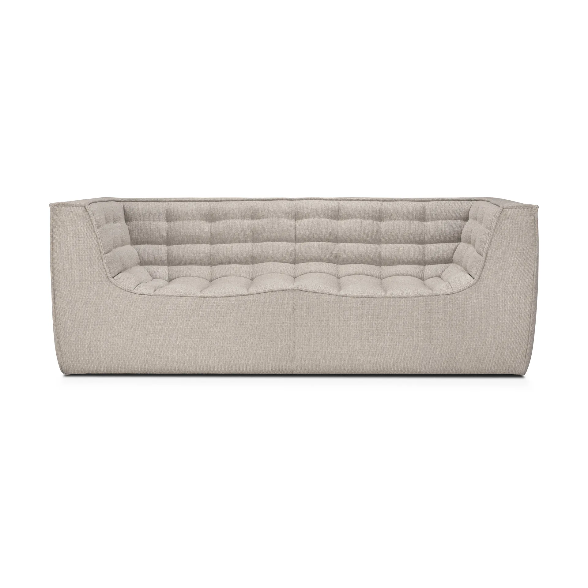 N701 sofa 2-seater, Beige, with armrests Ethnicraft