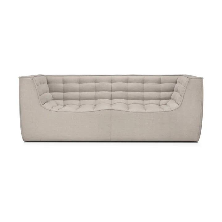 N701 sofa 2-seater - Beige, with armrests - Ethnicraft