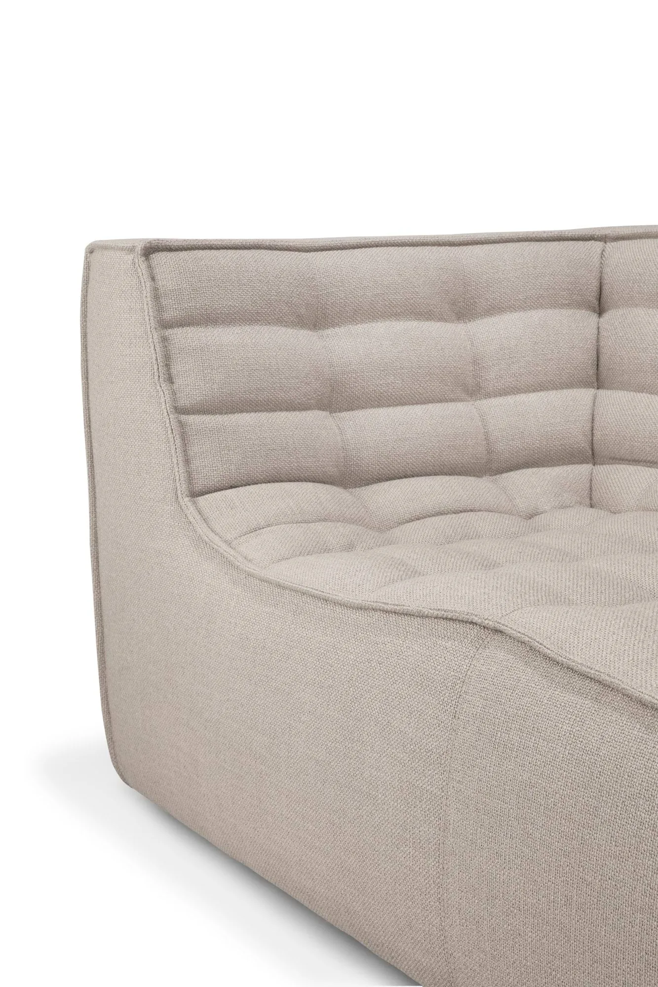 N701 sofa 2-seater, Beige, with armrests Ethnicraft