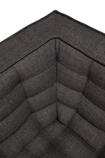 N701 sofa 2-seater - Dark grey, with armrests - Ethnicraft