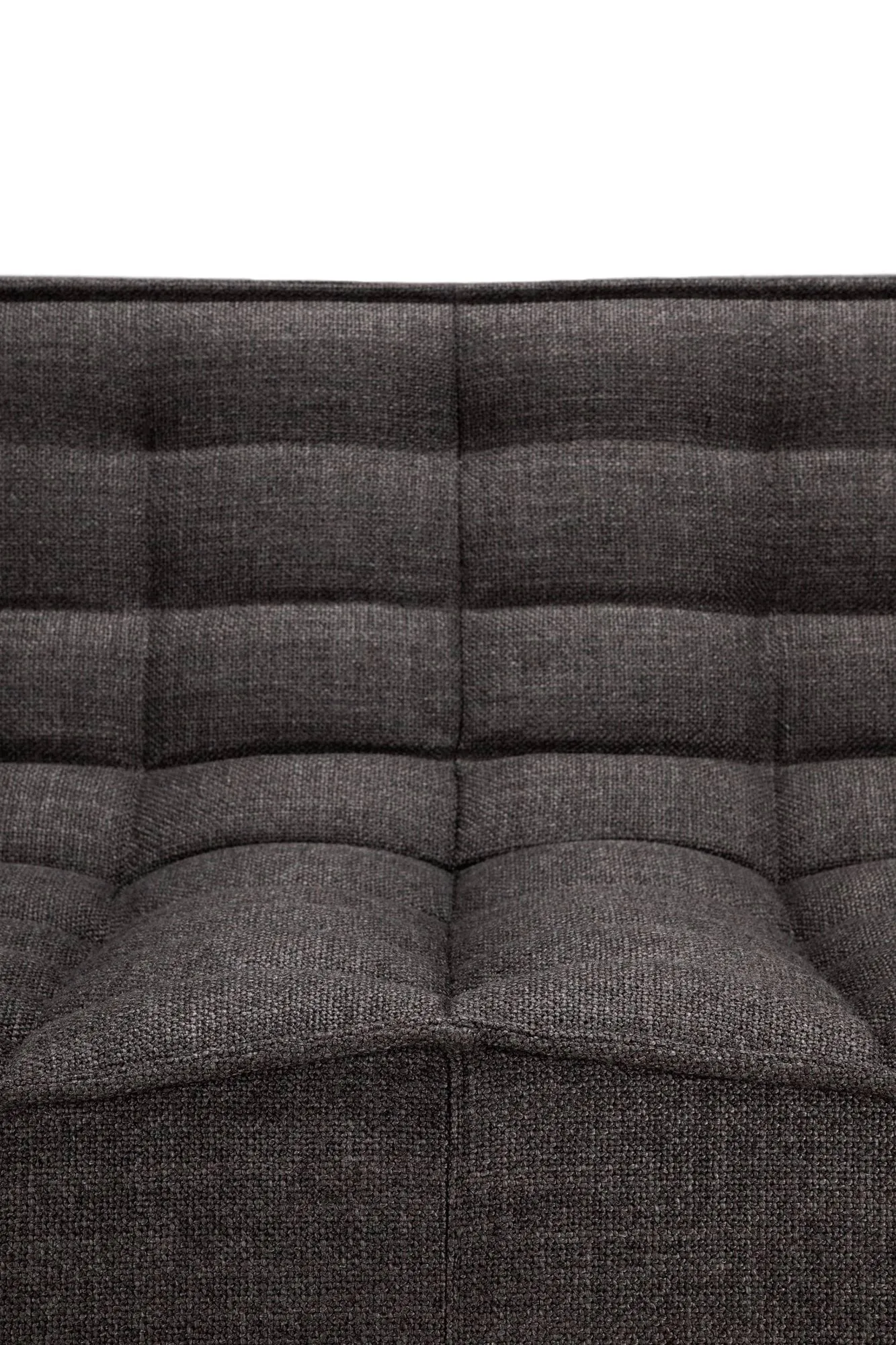 N701 sofa 2-seater, Dark grey, with armrests Ethnicraft