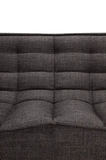 N701 sofa 2-seater - Dark grey, with armrests - Ethnicraft