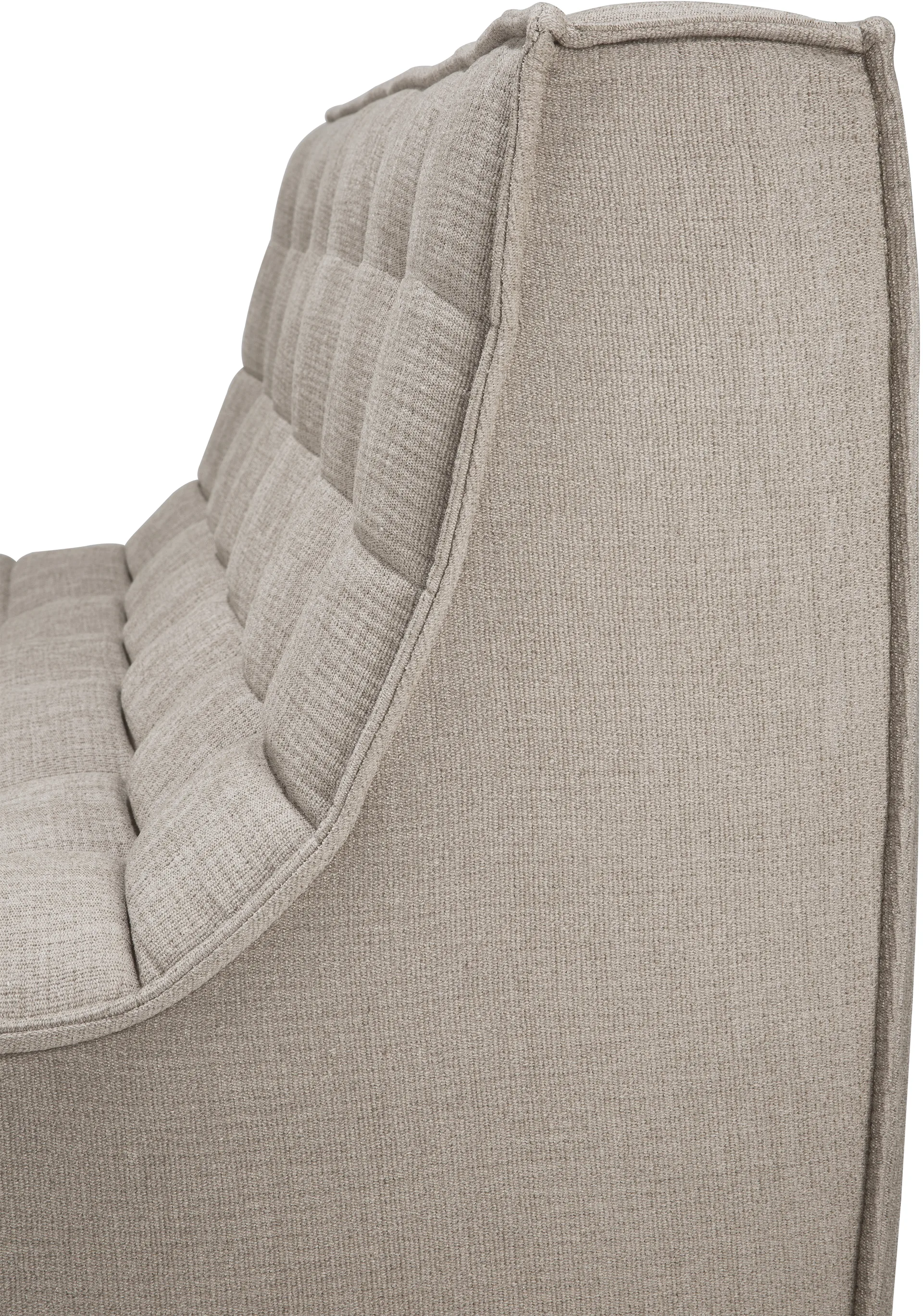 N701 sofa 2-seater, Fabric Ecru beige Ethnicraft