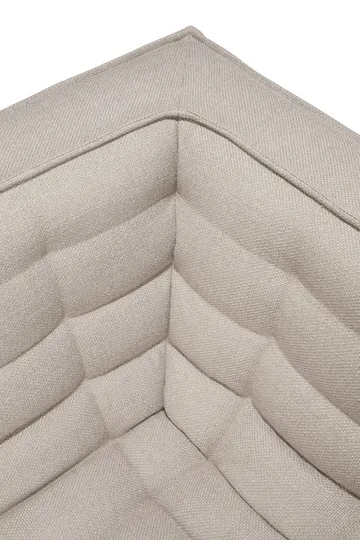N701 sofa 3 seater sofa - Beige, with armrests - Ethnicraft