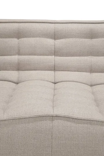 N701 sofa 3 seater sofa - Beige, with armrests - Ethnicraft