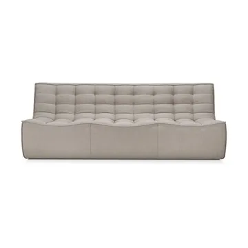 N701 sofa 3 seater sofa - Fabric Ecru beige - Ethnicraft