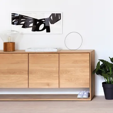 Nordic sideboard - Oiled oak 4 doors - Ethnicraft
