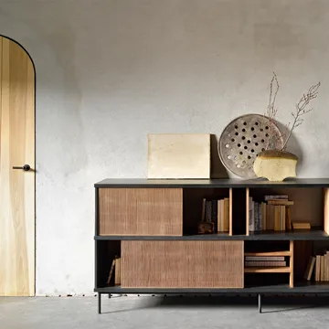 Oscar sideboard - Teak 2 sliding doors 3 drawers - Ethnicraft
