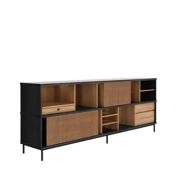 Oscar sideboard - Teak 2 sliding doors 3 drawers - Ethnicraft