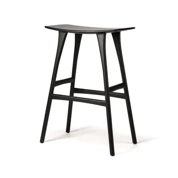 Osso bar stool 80x57 cm - Black - Ethnicraft