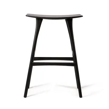 Osso bar stool 80x57 cm - Black - Ethnicraft