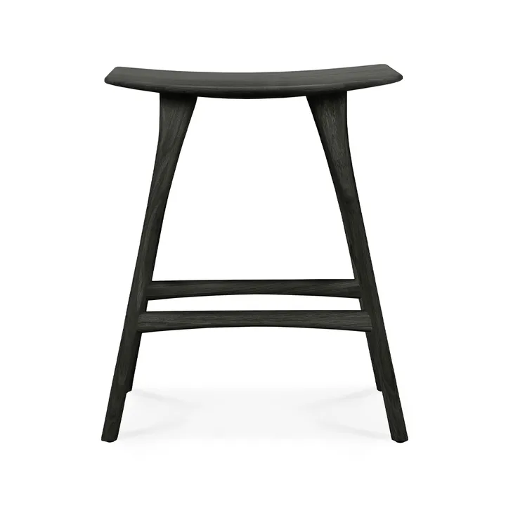 Osso Counter high stool 67 cm - Oak black - Ethnicraft